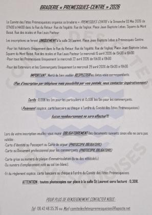 Braderie - Prémesques