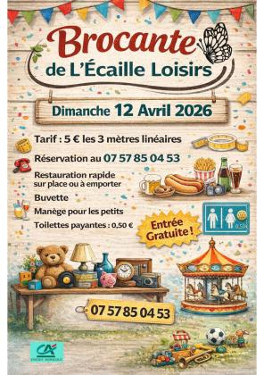 Brocante, Vide-greniers - L'Ecaille