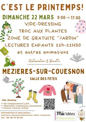 Vide-dressings, troc aux plantes - Mézières-sur-Couesnon