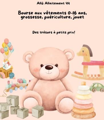 Bourse aux vêtements 0-16 ans, puériculture - Savenay