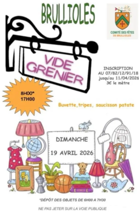 Vide-greniers - Brullioles