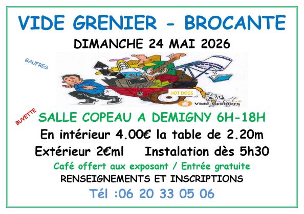 Brocante, Vide-greniers - Demigny