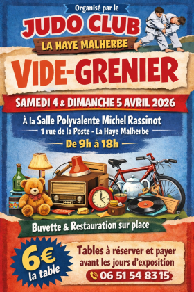 Vide-greniers - La Haye-Malherbe