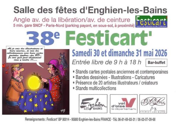 38e Festicart : festival de l'illustration et des collections - Enghien-les-Bains