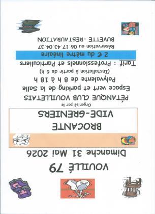 Vide-greniers - Vouillé