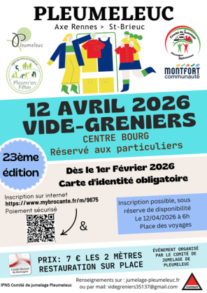 Brocante, Vide-greniers - Pleumeleuc