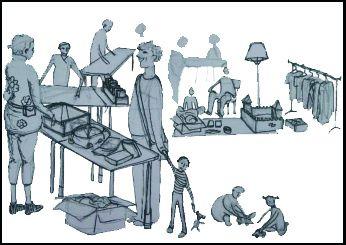 Brocante, Vide-greniers - L'Aigle