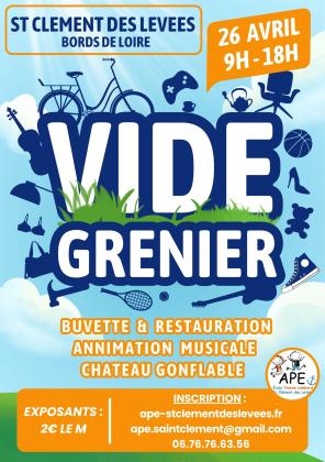 Vide-greniers - Saint-Clément-des-Levées