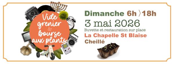 Vide-greniers, bourse aux plantes - Cheillé