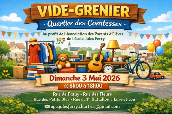 VIDE GRENIER QUARTIER DES COMTESSES à Chartres