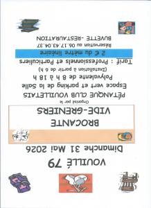 Vide-greniers - Vouillé