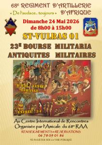 23e BOURSE MILITARIA & ANTIQUITES MILITAIRES - Saint-Vulbas