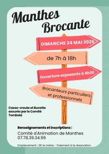Brocante, Vide-greniers - Manthes