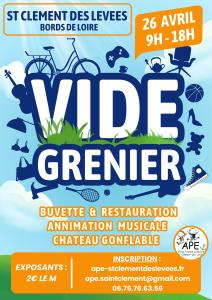 Vide-greniers - Saint-Clément-des-Levées