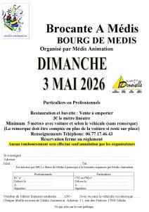 Brocante, Vide-greniers - Médis