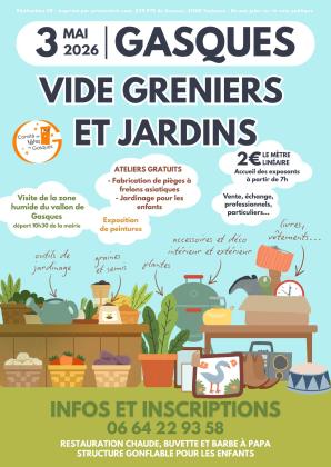 Vide-greniers et jardins - Gasques