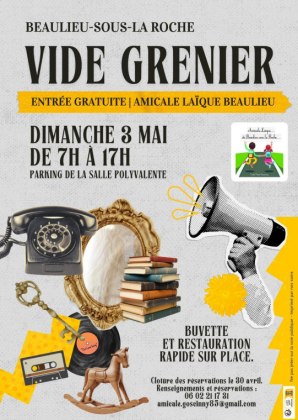 Vide-greniers - Beaulieu-sous-la-Roche