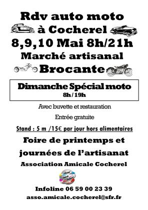 Brocante, marché artisanal et rdv auto moto - Cocherel