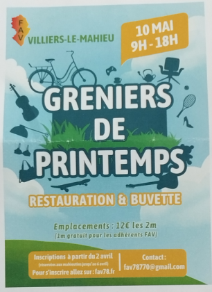 Greniers de Printemps - Villiers-le-Mahieu