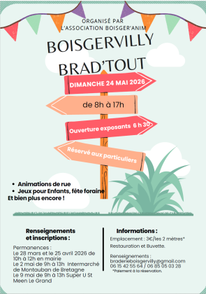 Braderie - Boisgervilly