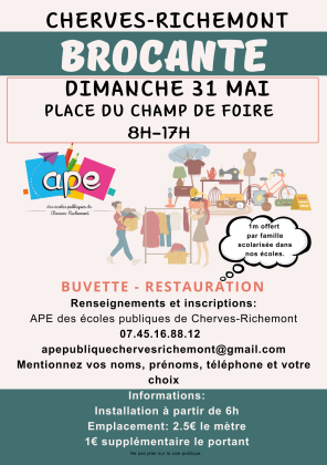 Brocante, Vide-greniers - Cherves-Richemont
