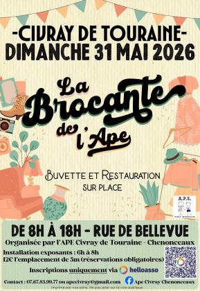 Brocante, Vide-greniers - Civray-de-Touraine