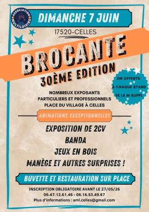Brocante, Vide-greniers - Celles