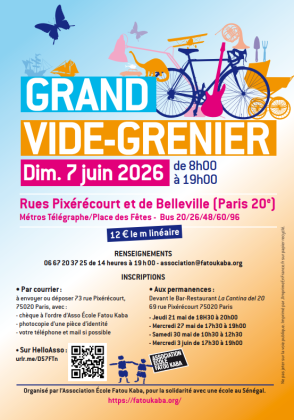 Vide-greniers - Paris 20
