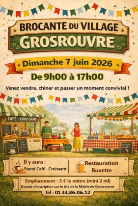Brocante, Vide-greniers - Grosrouvre