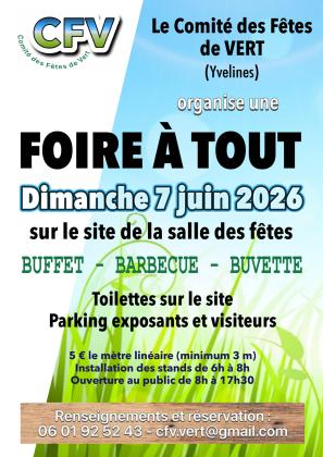 Foire à tout - Vert