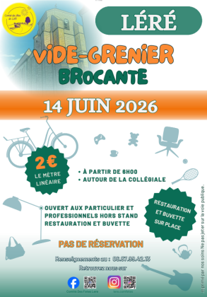 Brocante, Vide-greniers - Léré