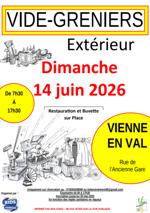 Vide-greniers - Vienne-en-Val