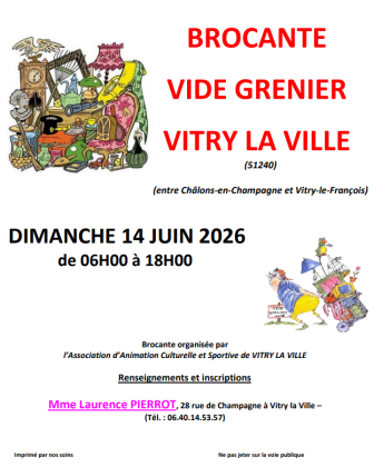 Vide-greniers - Vitry-la-Ville