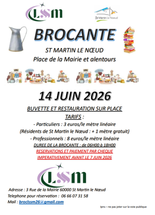 Brocante, Vide-greniers - Saint-Martin-le-Nœud