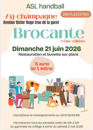 Brocante, Vide-greniers - Ay