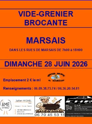 Brocante, Vide-greniers - Marsais