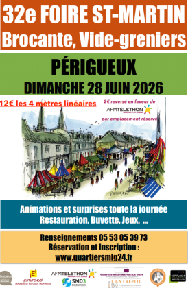 32ème Foire Saint Martin - Périgueux