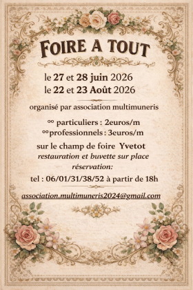Foire à tout - Yvetot