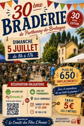 Braderie, vide-greniers - Parthenay-de-Bretagne