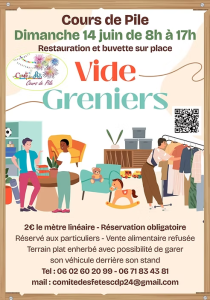 Vide-greniers - Cours-de-Pile