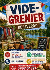 Vide-greniers - Liverdy-en-Brie