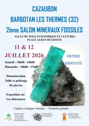2ème Salon Minéraux Fossiles Bijoux - Cazaubon