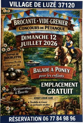 Brocante, Vide-greniers - Luzé