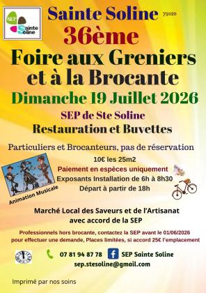 Foire aux greniers - Sainte-Soline