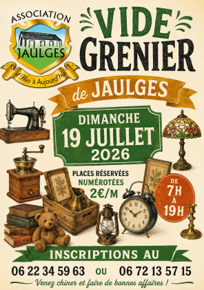 Vide-greniers - Jaulges