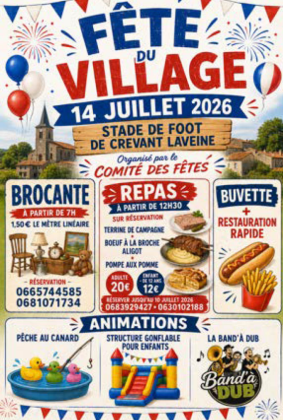 Vide-greniers - Crevant-Laveine