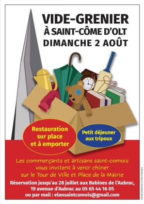 Vide-greniers - Saint-Côme-d'Olt