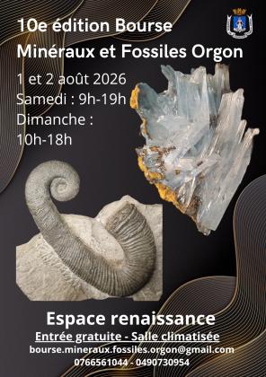 Bourse minéraux fossiles bijoux météorites - Orgon