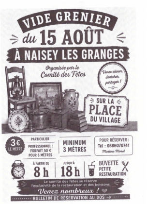 Brocante, Vide-greniers - Naisey-les-Granges