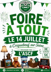 Foire à tout - Criquebeuf-sur-Seine